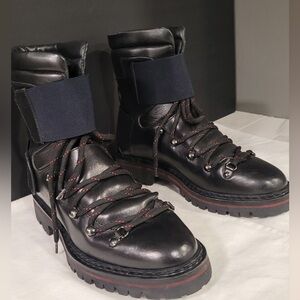 Authentic Moncler Leather Ladies Boots size 9